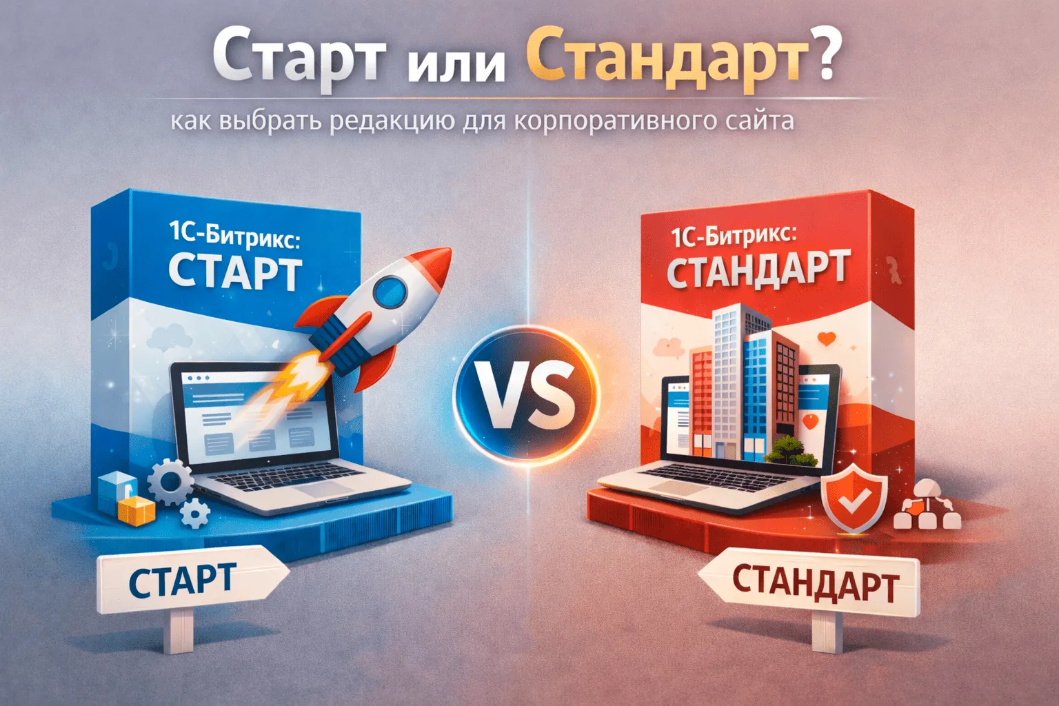 Старт или Стандарт: как выбрать редакцию для корпоративного сайта в Орле